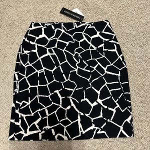 Animal Print Le Chateau Skirt